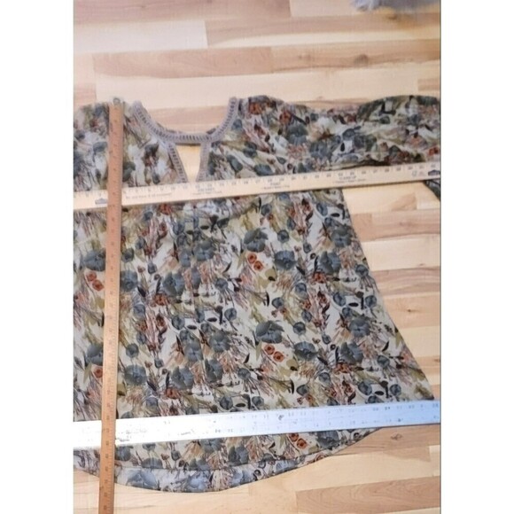 Umgee Mini Dress/Tunic Crochet Trimmed Neck - Size S - Picture 13 of 15